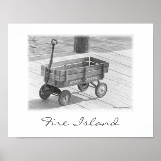 Poster 'Fire Island Wagon' (Devant)