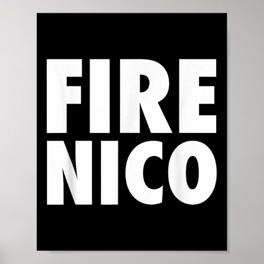 Poster Fire Nico (Devant)