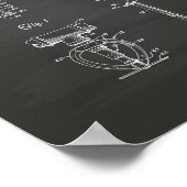 Poster Fire Sprinkler Head 1965 Patent Art - Chalkboard (Coin)