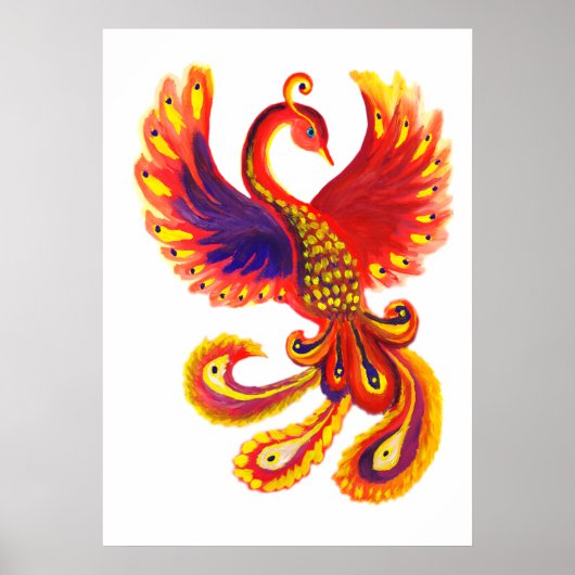 Poster Firebird Phoenix Art (Devant)