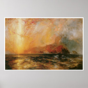 Poster Firecely le soleil rouge descendant 1875-76