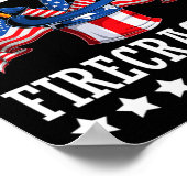 Poster Firecracker à l'anniversaire 4 juillet indépendanc (Coin)