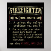 Poster Firefighter (Devant)
