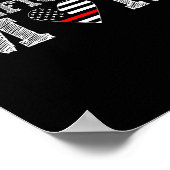 Poster Firefighter Mom Fireman Gift Proud Firefighter Quo (Coin)