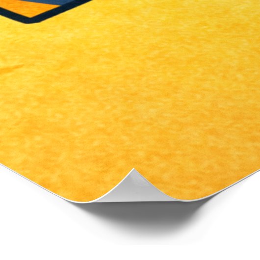 Poster Firefighter Standing Against the Flames (Coin)