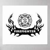Poster Firefighter Tattoo (Devant)