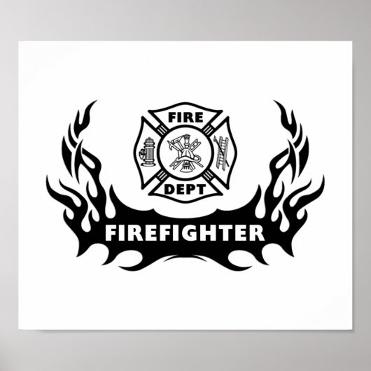 Poster Firefighter Tattoo (Devant)