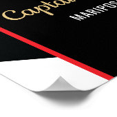 Poster Fireman Fire Department Firefighter Retirement (Coin)