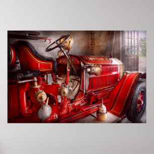 Poster Fireman - Waiting for a call