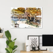 Poster Firenze (Bureau à domicile)