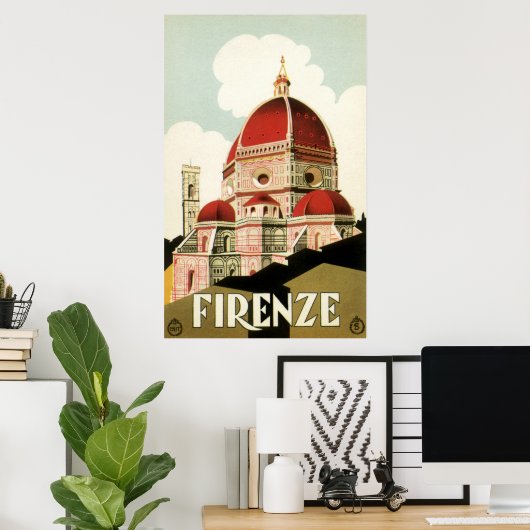 Poster Firenze (Bureau à domicile)
