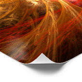 Poster Firestorm Nova Art Abstrait (Coin)