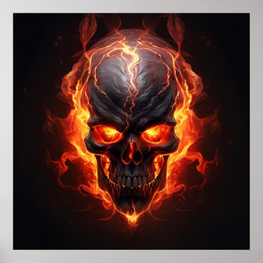 Poster Firestorm Skull (Devant)