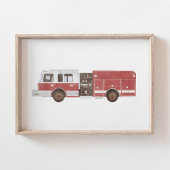 Poster Firetruck