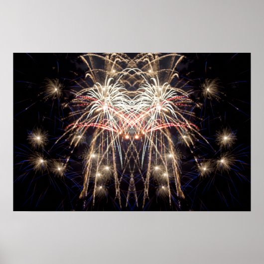 Poster Fireworks Art : "Griffin" art numérique original (Devant)