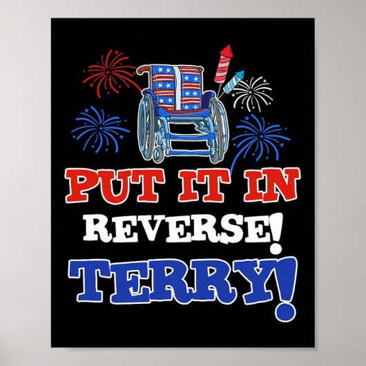 Poster Fireworks Back Placez-Le Dans L'Inverse Terry Funn (Devant)