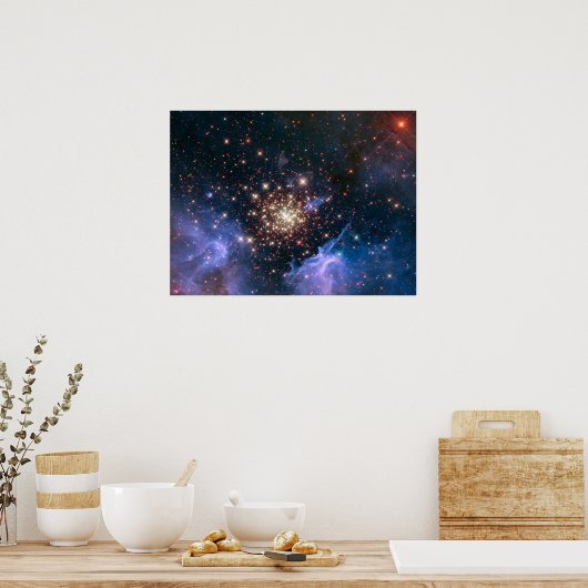 Poster Fireworks dans l'espace (Cuisine)