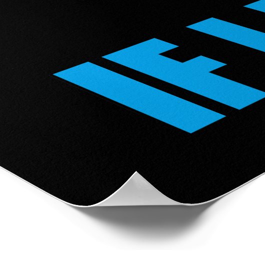 Poster Fireworks Director - Si J'Exécute Vous Exécutez (Coin)