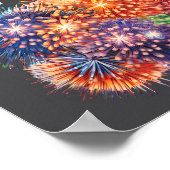 Poster Fireworks New Year's Eve Party  (Coin)