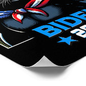 Poster Fireworks Us Président Biden 2024 Chat noir (Coin)