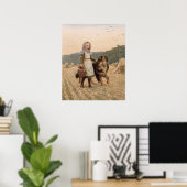 Poster Firm Friends, début du 20e siècle, (Bureau à domicile)