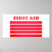 POSTER FIRST AID (Devant)