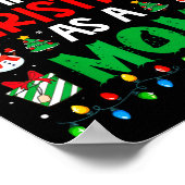 Poster First Christmas As A Mom 2025 Family Matching 1st (Coin)