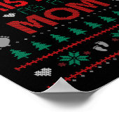 Poster First Christmas As A Mom Funny Matching Xmas New M (Coin)