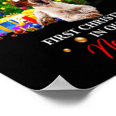 Poster First Christmas In Our New Home Xmas Beagle Dog T (Coin)