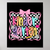 Poster First Day Of Kindergarten Floral Bundle For Teache (Devant)