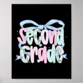 Poster First Day Of Second Grade Floral Bundle For Teache (Devant)