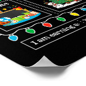 Poster First Educate Then Celebrate Winter Break Christma (Coin)