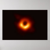 Poster First Ever Image of a Black Hole 8K Resolution (Devant)