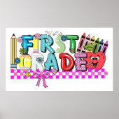 Poster First Grade Fun & Flair Whimsy (Devant)