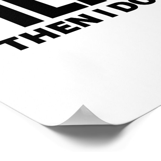 Poster First I do pilates. Then I do things (Coin)