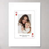 Poster First Mother’s Day Personalized Photo  (Devant)