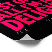 Poster First Of All Angry Black Cat I'm A Delight Funny C (Coin)