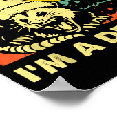 Poster First Of All I'm A Delight Christmas Sarcastic Ang (Coin)