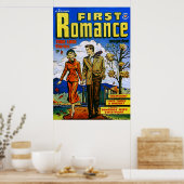 Poster First Romance Autumn Love Comics Vintage (Cuisine)