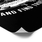 Poster Fish Around And Find Trout Funny Fishing Fishermen (Coin)
