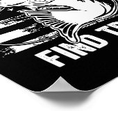 Poster Fish Around And Find Trout Funny Fishing Fishermen (Coin)