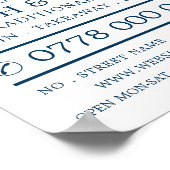 Poster Fish & Chip Shop Restaurant Publicité (Coin)