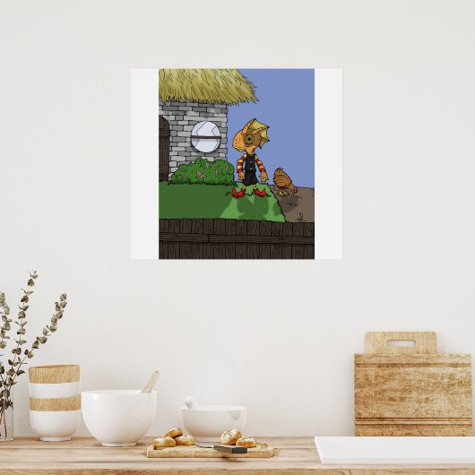 Poster fish head (Cuisine)