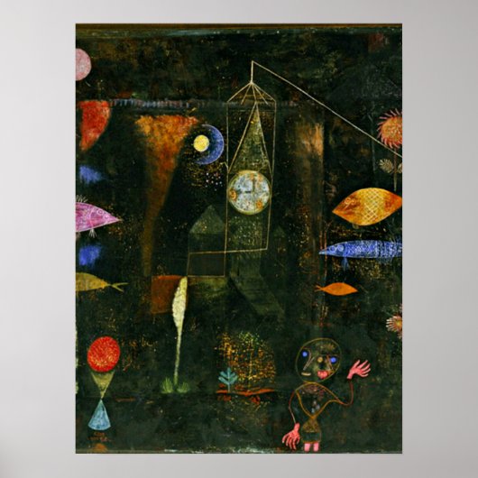 Poster Fish Magic par Paul Klee (Devant)