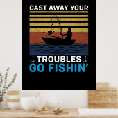 Poster Fisher Go Fishing (Cuisine)
