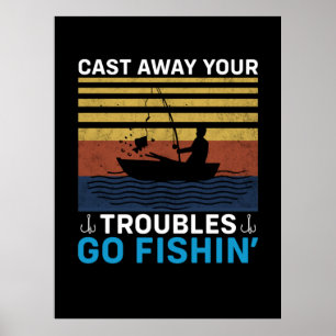 Poster Fisher Go Fishing
