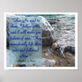 Poster Fisher of Men (Mat 4:19-20) (Devant)