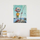 Poster Fisherman - Archivage Art Imprimer (Cuisine)