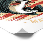 Poster Fishers Of Men Matthew 4 19 American Flag B (Coin)