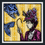 Poster Fishhook - Pop Goth Nightmare Surreal Art<br><div class="desc">Fishhook (l'un des 6 designs) de la série 2022 "Pop Goth Nightmare" de l'artiste américain Dean A. Kendrick. Poster brillant de 20 po x 20 po. Le poisson-tigre bleu virtuel est des nageurs d'air et peut être essayé. Gardez un hameçon à portée de main. Un hybride d'art gothique/pop dessiné à...</div>